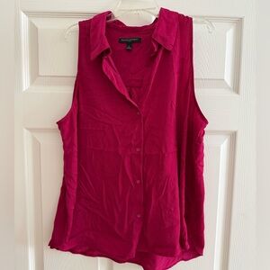 Banana Republic Sleeveless Pink Blouse